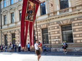 Sonntag Prozession zum Walhter Platz 12